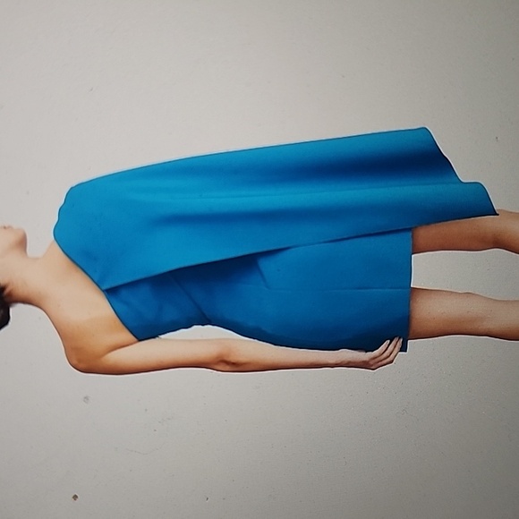 HALSTON MALINA DRESS IN STRETCH CREPE SIZE 4 - Picture 1 of 6